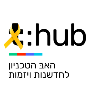 לוגו עומד עם סרט צהוב